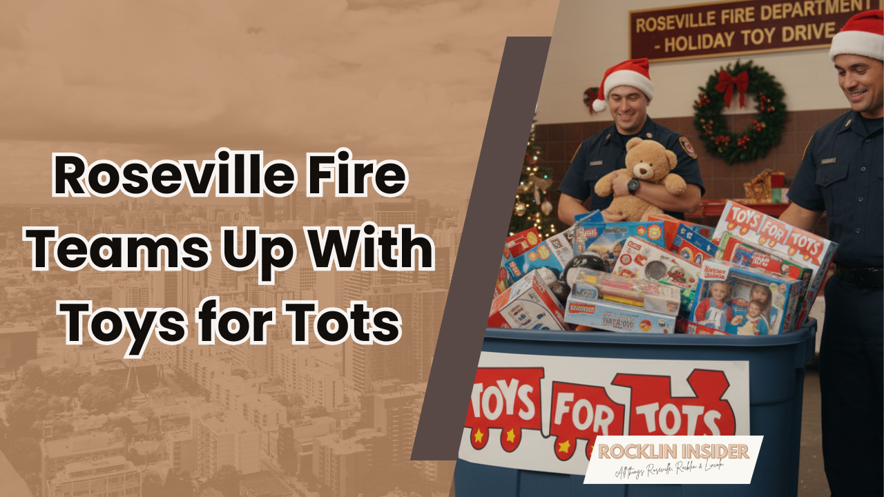 Roseville Fire Teams Up With Toys for Tots