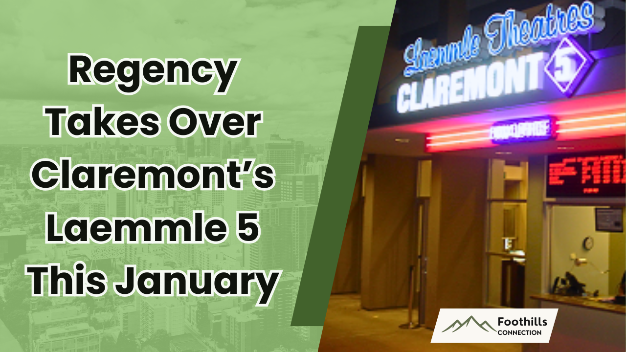 π¬ Regency Takes Over Claremontβs Laemmle 5 This January